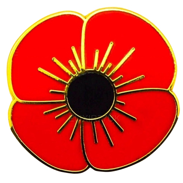 poppy lapel pins