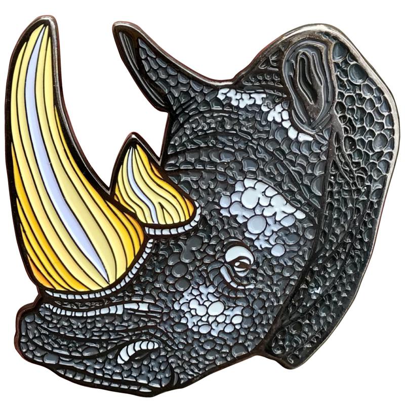 rhinoceros lape pins