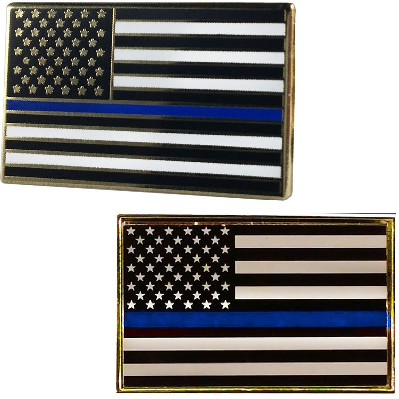 thin blue line lapel pins