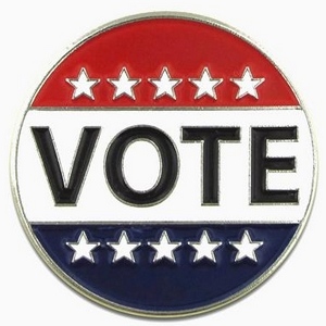 vote lapel pins